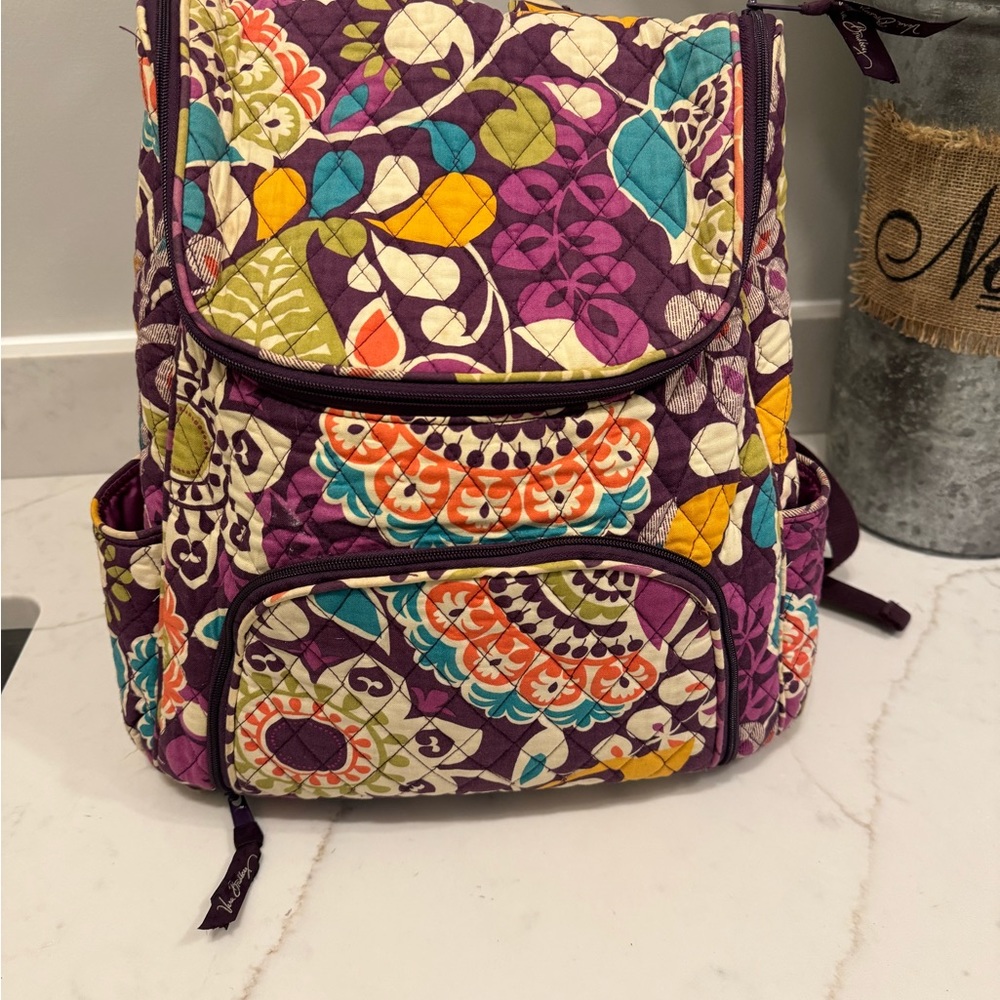 Vera Bradley Plum Crazy Backlack OS